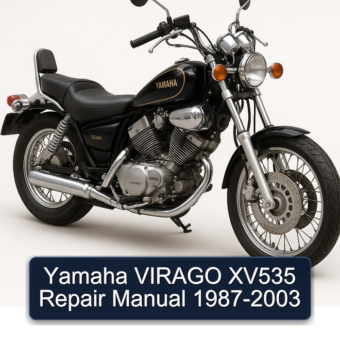 Yamaha VIRAGO XV535 Repair Manual  1987-2003