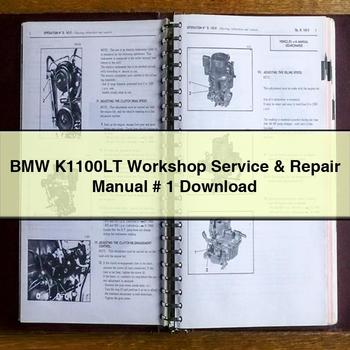 BMW K1100LT & # 1 Workshop Service Repair Manual PDF Download