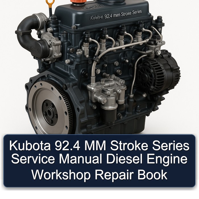 Manual de Reparación del Motor Diesel Kubota Serie 92.4 MM