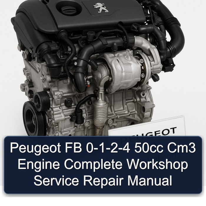 Manual de Reparación y Servicio Completo del Motor Peugeot FB 0-1-2-4 50cc Cm3