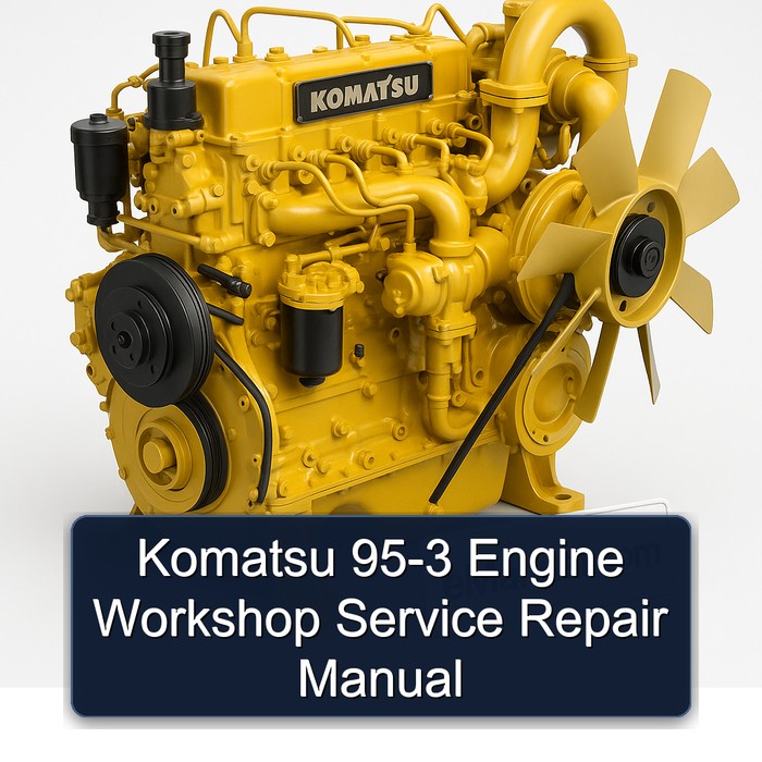 Komatsu 95-3 Engine Workshop Service Repair Manual 