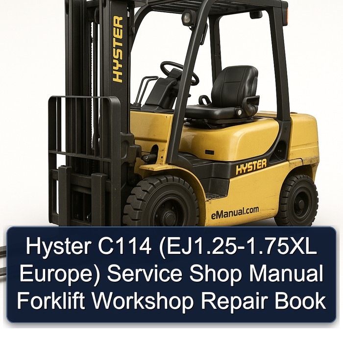 Manual de Taller Hyster C114 (EJ1.25-1.75XL Europa)