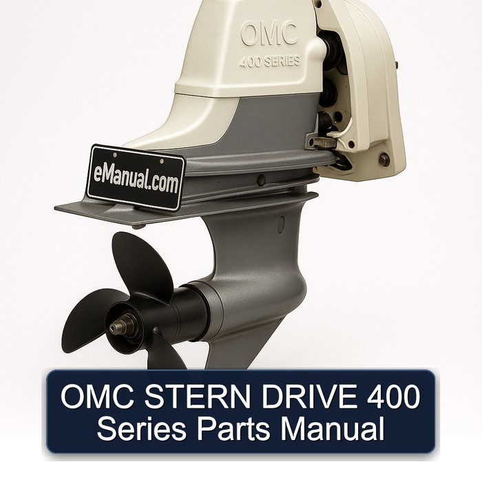 OMC STERN DRIVE 400 Series Parts Manual