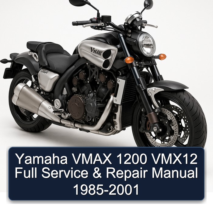 Yamaha VMAX 1200 VMX12 Full Service & Repair Manual 1985-2001