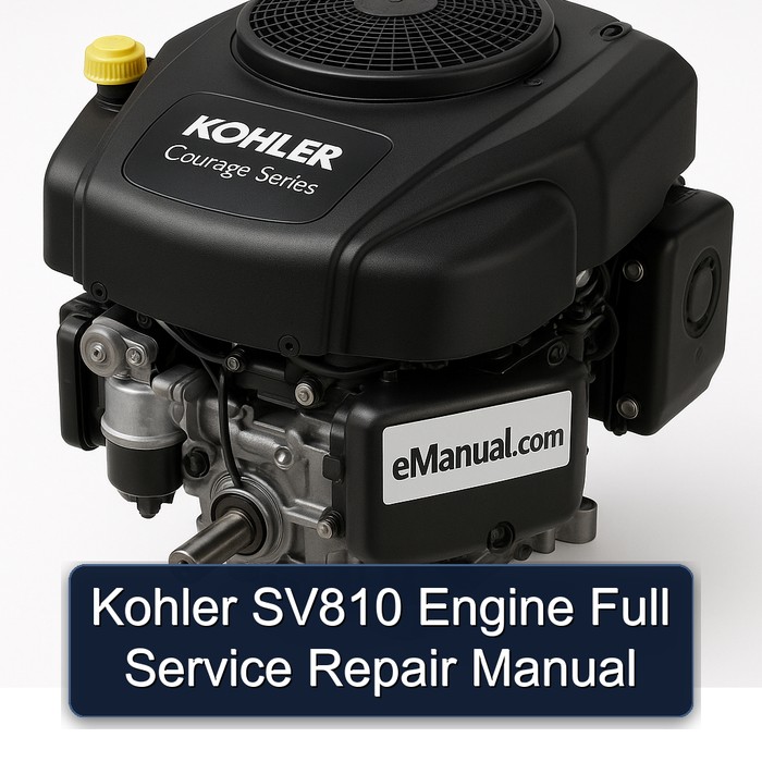 Kohler SV810 Engine Full Service Repair Manual