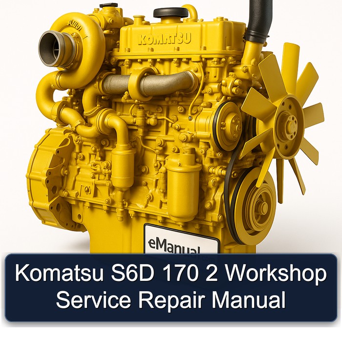 Komatsu S6D 170 2 Workshop Service Repair Manual 
