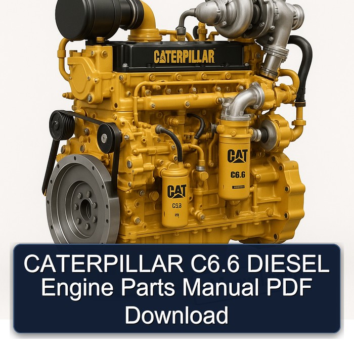 Manual de Partes del Motor Diesel CATERPILLAR C6.6 (PDF)