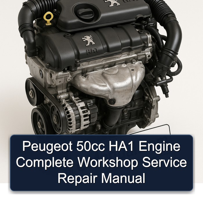 Manual de Reparación Completo para Taller de Peugeot 50cc HA1