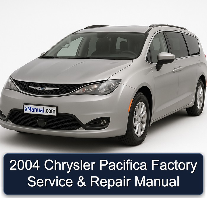 2004 Chrysler Pacifica Factory Manual de servicio y reparación