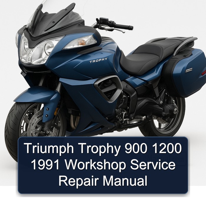 Triumph Trophy 900 1200 1991 Workshop Manual de servicio y reparación