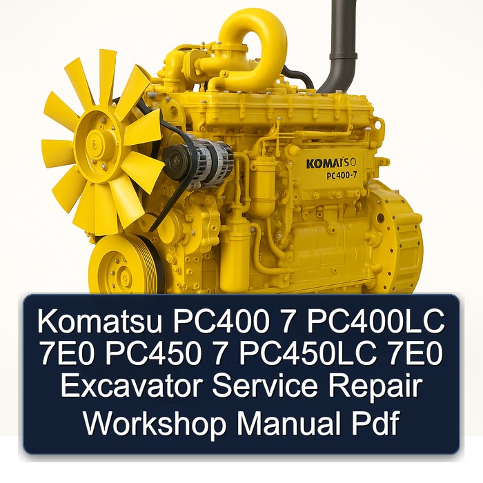 Komatsu PC400 7 PC400LC 7E0 PC450 7 PC450LC 7E0 Excavator Service Repair Workshop Manual Pdf