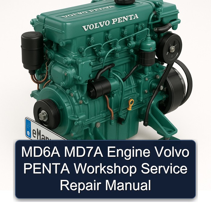 MD6A MD7A Engine Volvo PENTA Workshop Manual de servicio y reparación