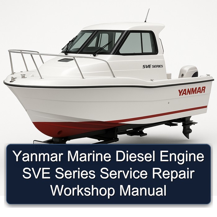 Yanmar Marine Diesel Engine SVE Series Service Repair Workshop Manual