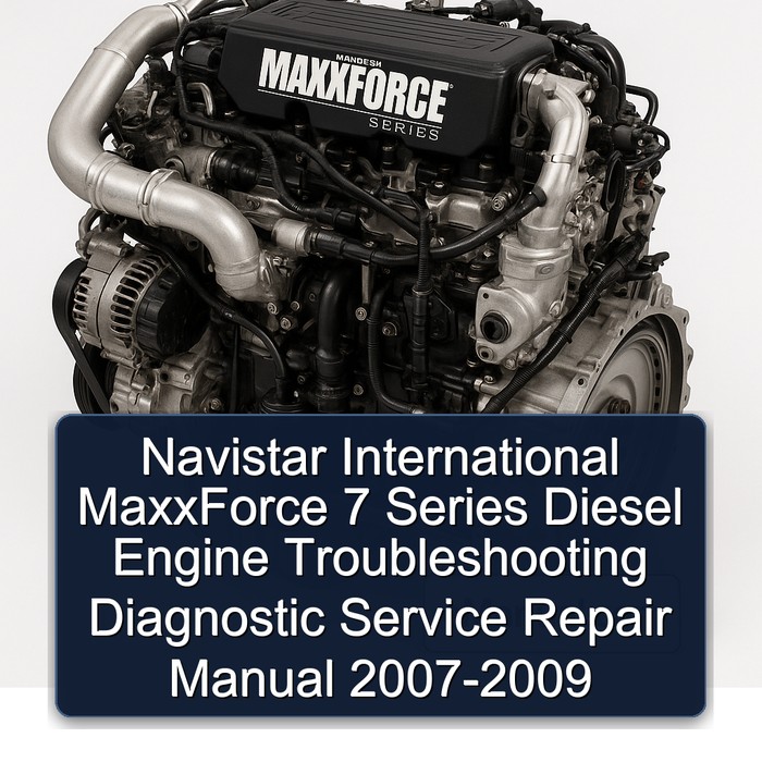 Manual de Reparación y Diagnóstico del Motor Diesel MaxxForce 7 Serie Navistar International 2007-2009