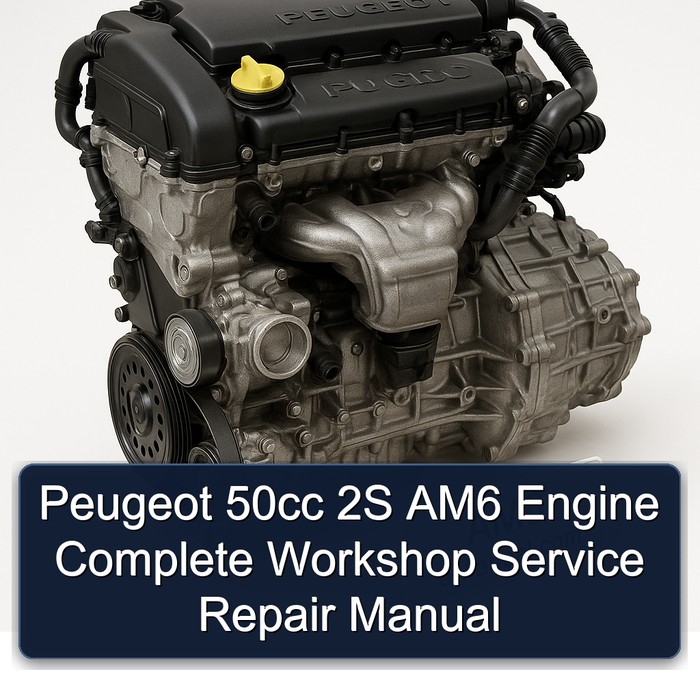 Peugeot 50cc 2S AM6 Engine Manual completo de servicio y reparación del taller