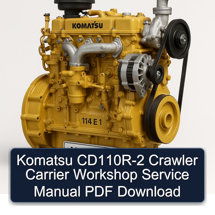 Manual de Servicio de Taller para el Komatsu CD110R-2