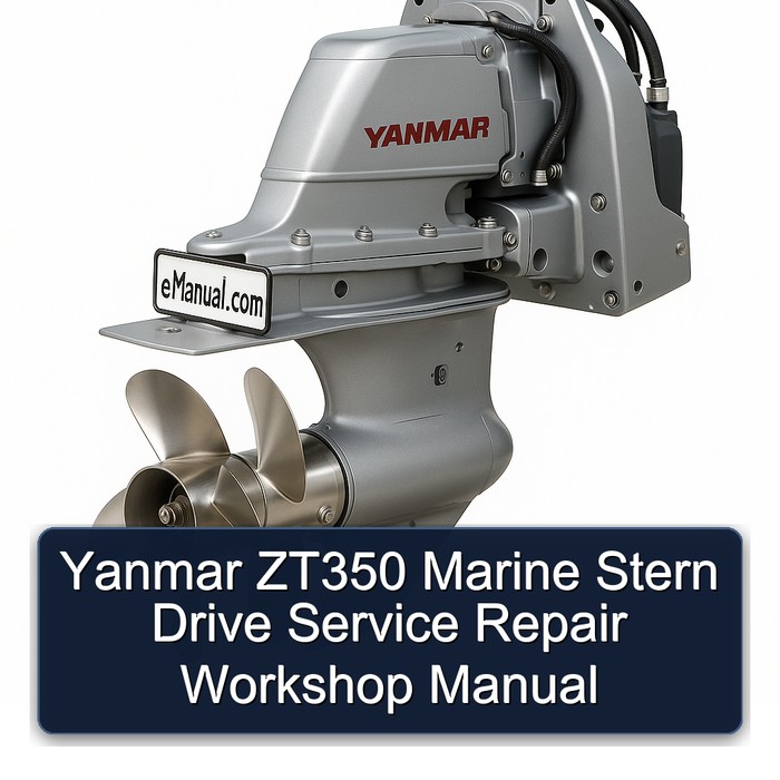 Yanmar ZT350 Marine Stern Drive Service Repair Workshop Manual