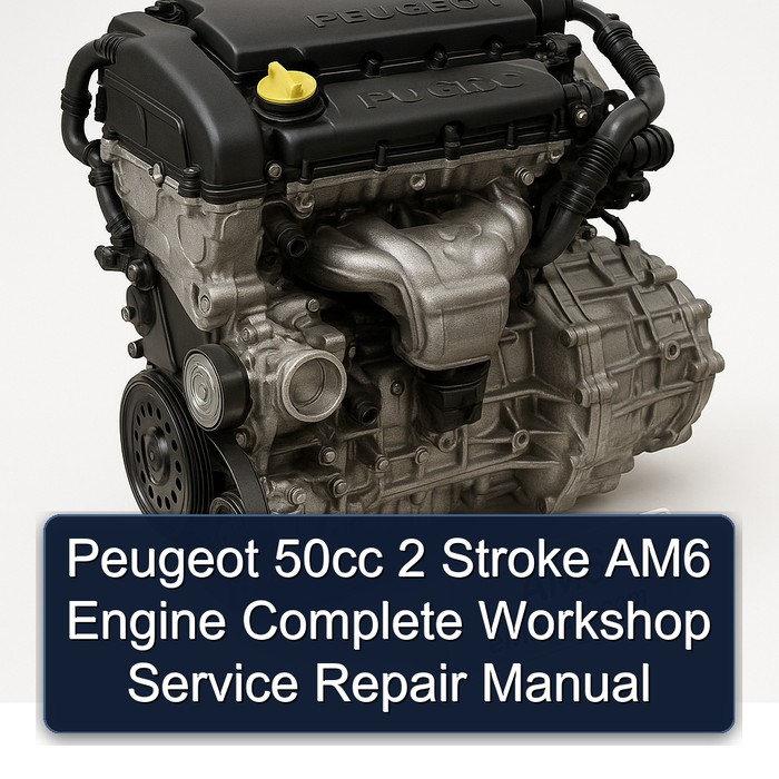 Peugeot 50cc 2 Stroke AM6 Engine Manual completo de servicio y reparación del taller