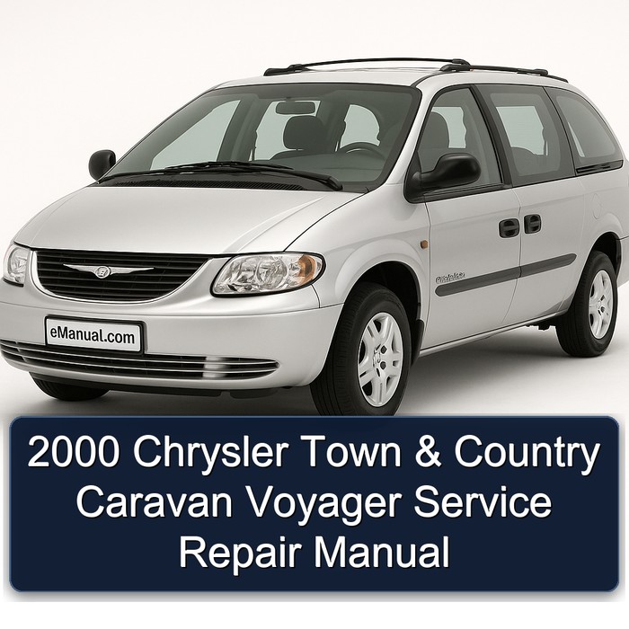 2000 Chrysler Town & Country Caravan Voyager Manual de servicio y reparación