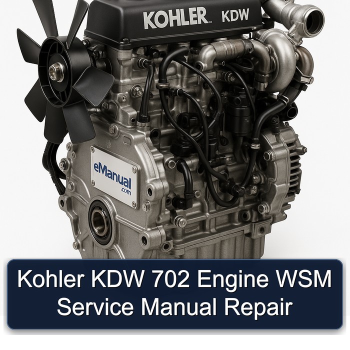 Kohler KDW 702 Engine WSM Service Manual Repair