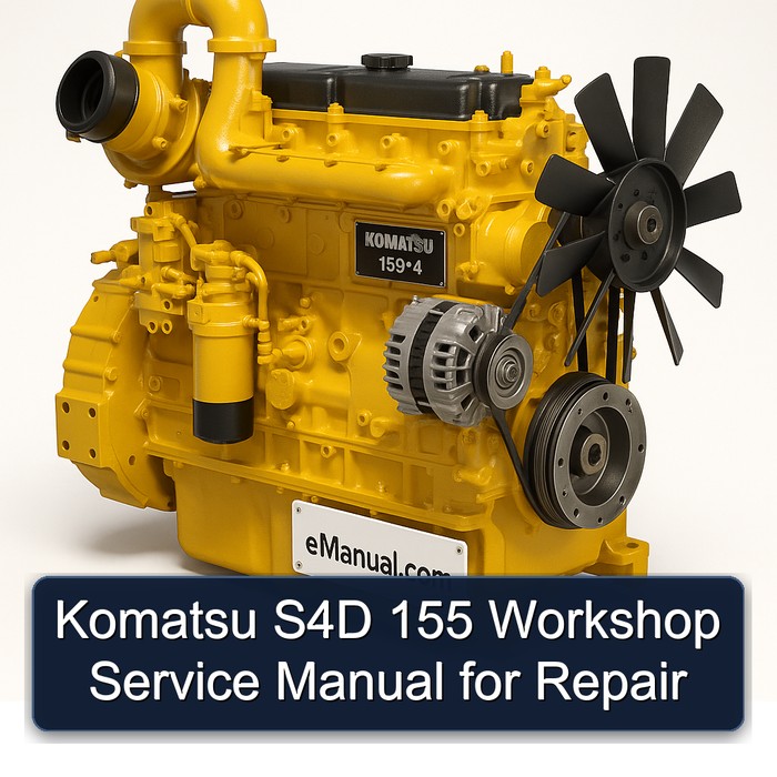 Komatsu S4D 155 Workshop Service Manual for Repair 