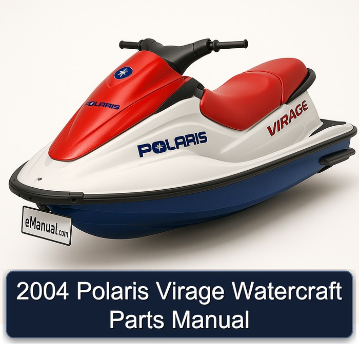 2004 Polaris Virage Watercraft Parts Manual 