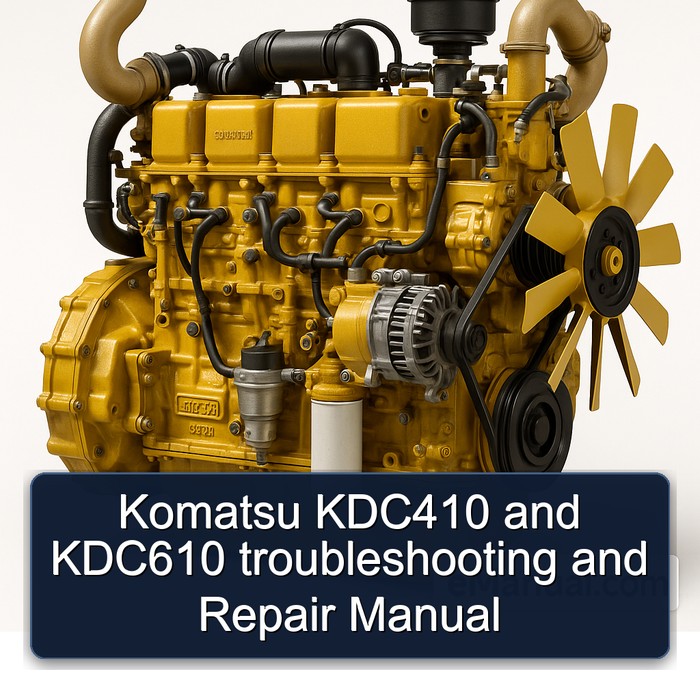 Manual de Solución de Problemas y Reparación Komatsu KDC410 y KDC610