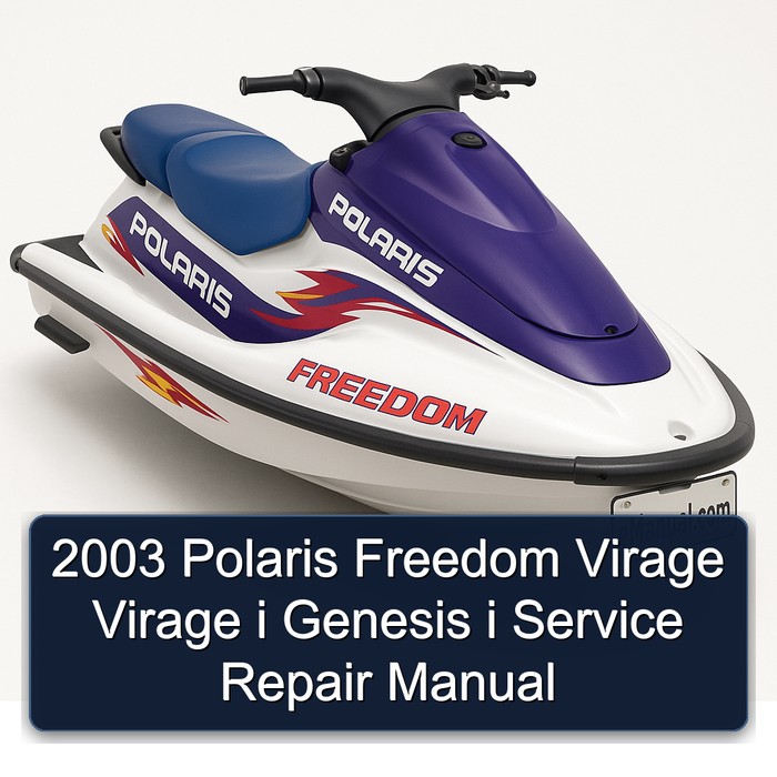 2003 Polaris Freedom Virage Virage i Genesis i Manual de servicio y reparación