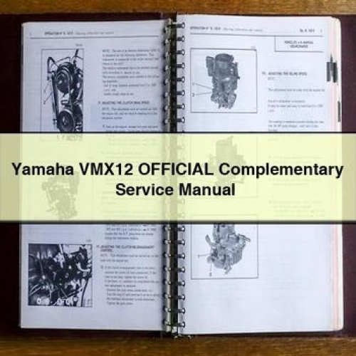 Yamaha VMX12 Official Complementary Workshop Service Repair Manual PDF Download