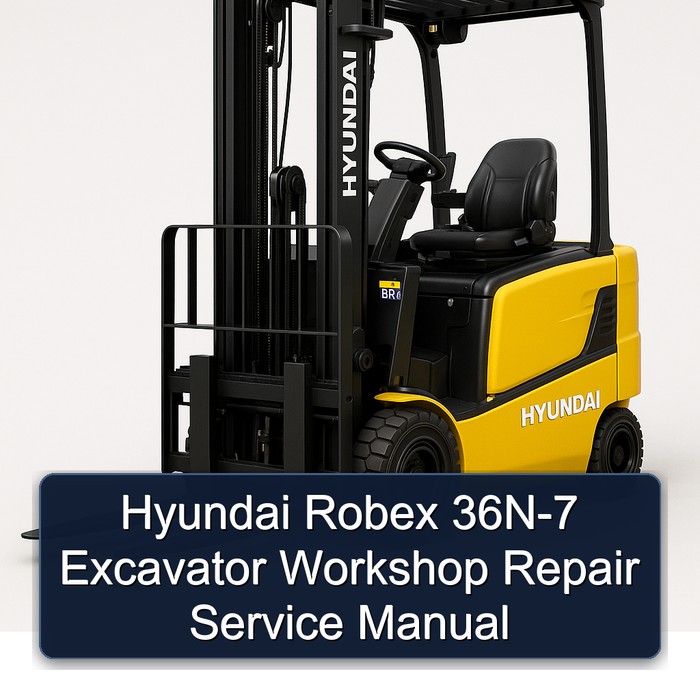 Hyundai Robex 36N-7 Excavator Workshop Repair Service Manual
