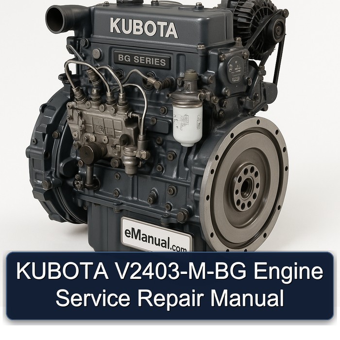 Manual de Reparación y Servicio del Motor KUBOTA V2403-M-BG