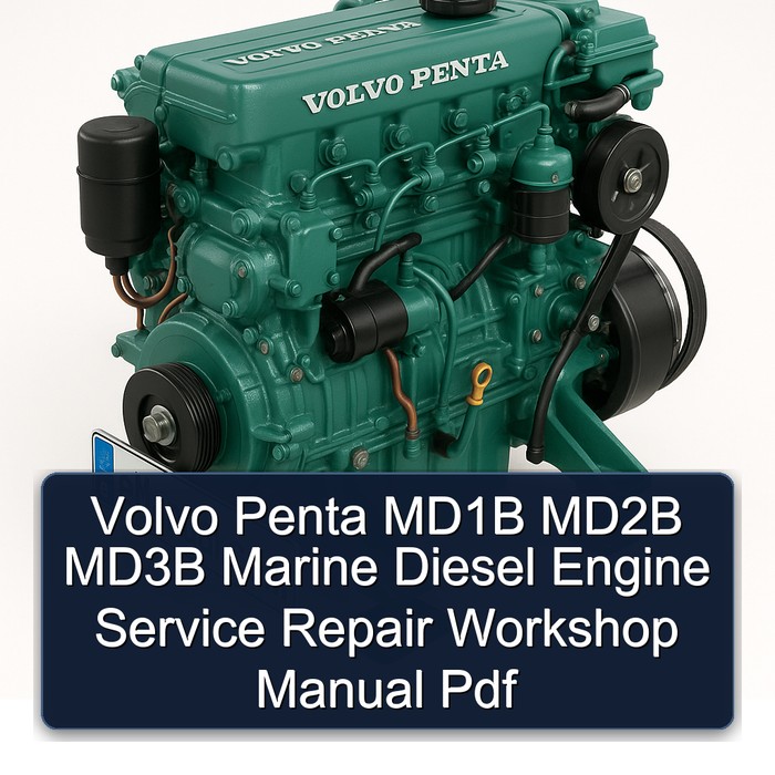 Volvo Penta MD1B MD2B MD3B Marine Diesel Engine Service Repair Workshop Manual Pdf