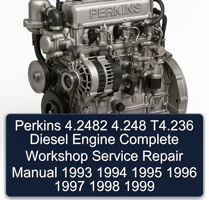 Manual de Taller Completo para Motor Diesel Perkins 4.2482/4.248 T4.236 (1993-1999)