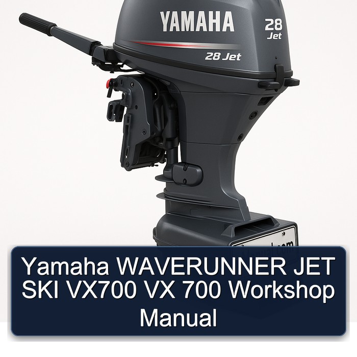 Yamaha WAVERUNNER JET SKI VX700 VX 700 Workshop Manual