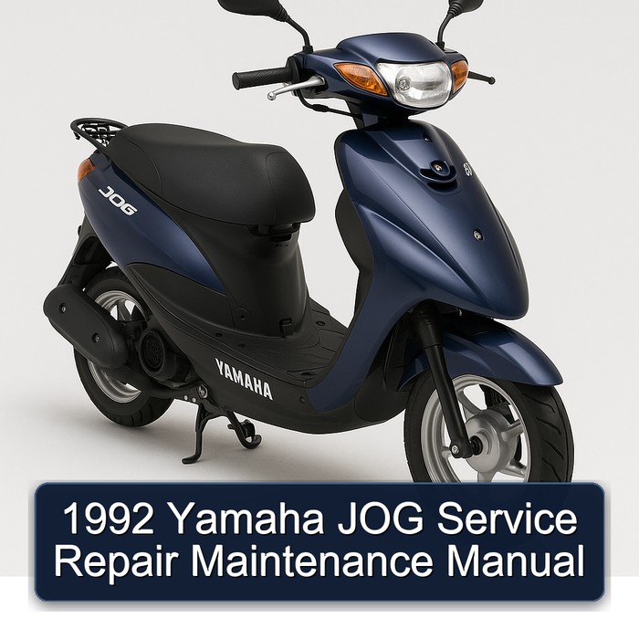 1992 Yamaha JOG Service Repair Maintenance Manual