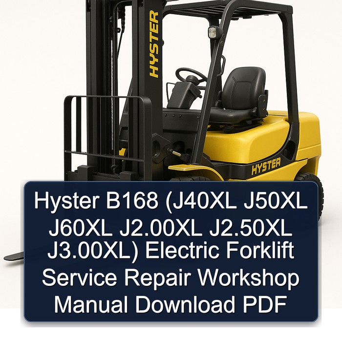 Hyster B168 Elektro-Gabelstapler: Werkstatt-Handbuch (PDF)
