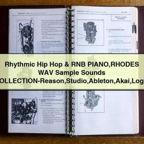 Rhythmic Hip Hop & Rnb Piano Rhodes Wav Sample Sounds Collection-Reason Studio Ableton Akai Logic PDF Download