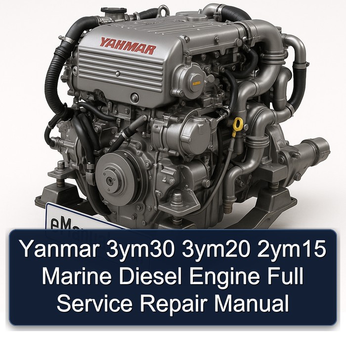 Yanmar 3ym30 3ym20 2ym15 Marine Diesel Engine Full Service Repair Manual