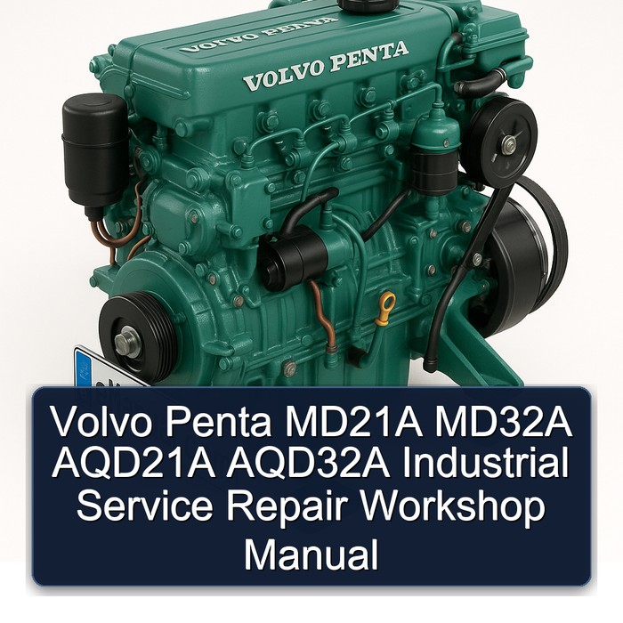 Volvo Penta MD21A MD32A AQD21A AQD32A Industrial Service Repair Workshop Manual