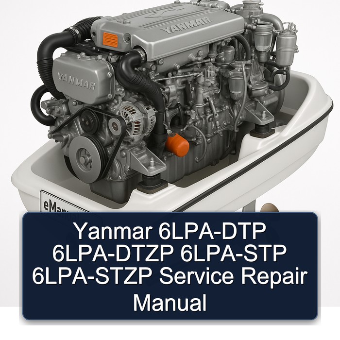 Yanmar 6LPA-DTP 6LPA-DTZP 6LPA-STP 6LPA-STZP Service Repair Manual