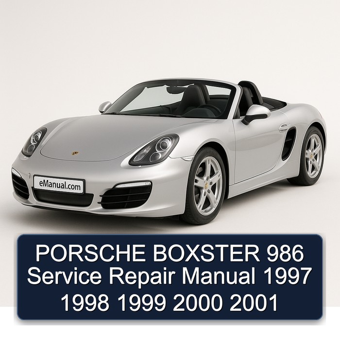 PORSCHE BOXSTER 986 Manual de servicio y reparación 1997 1998 1999 2000 2001