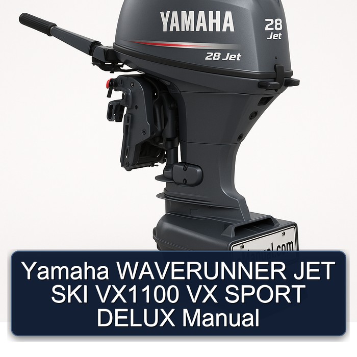 Yamaha WAVERUNNER JET SKI VX1100 VX SPORT DELUX Manual