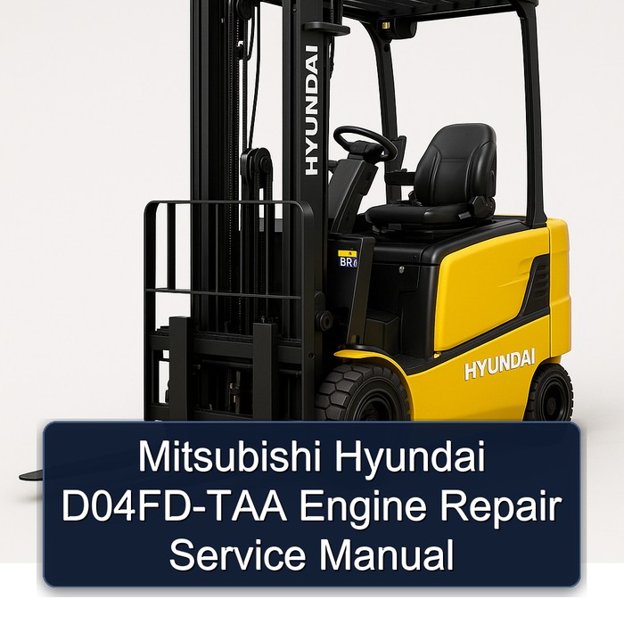 Manual de Reparación del Motor Mitsubishi Hyundai D04FD-TAA