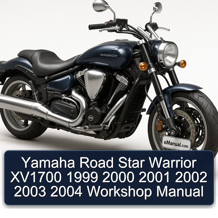Yamaha Road Star Warrior XV1700 1999 2000 2001 2002 2003 2004 Workshop Manual