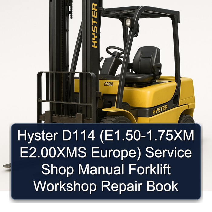 Manual de Taller Hyster D114 (E1.50-1.75XM E2.00XMS Europa)
