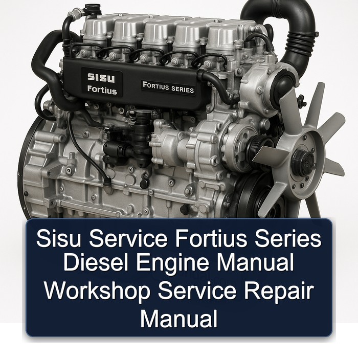 Manual de Taller de Servicio y Reparación del Motor Diesel Serie Fortius Sisu