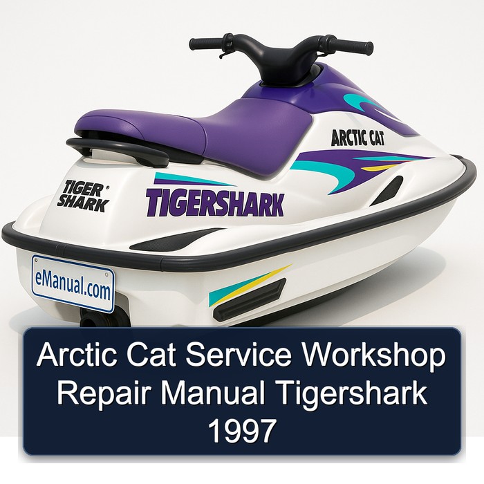 Arctic Cat Service Workshop Repair Manual Tigershark 1997 