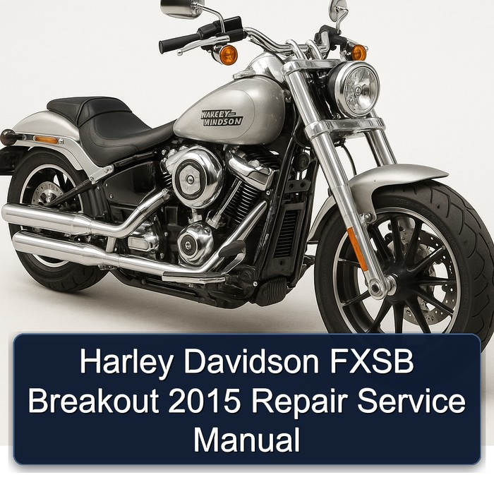 Harley Davidson FXSB Breakout 2015 Repair Service Manual
