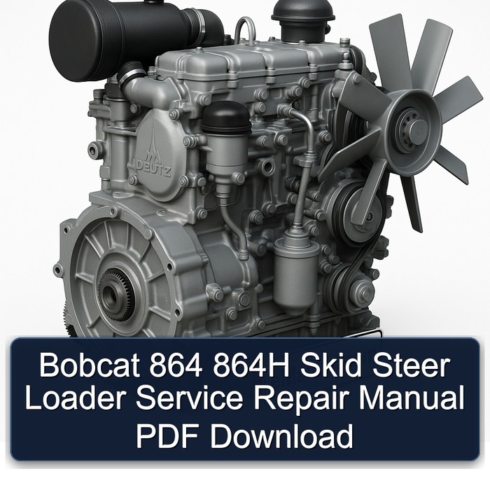 Bobcat 864/864H Kompaktlader - Service- und Reparaturhandbuch (PDF)