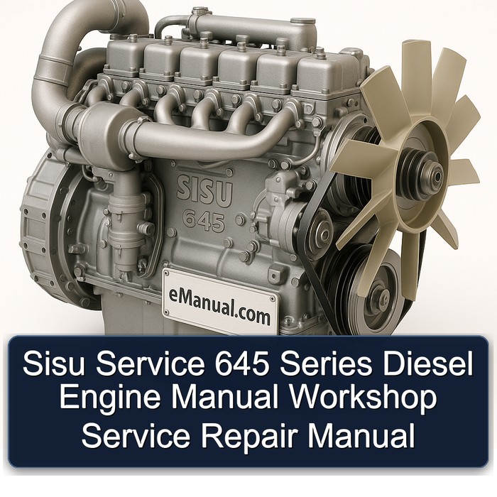 Sisu Service 645 Dieselmotor Werkstatt Handbuch